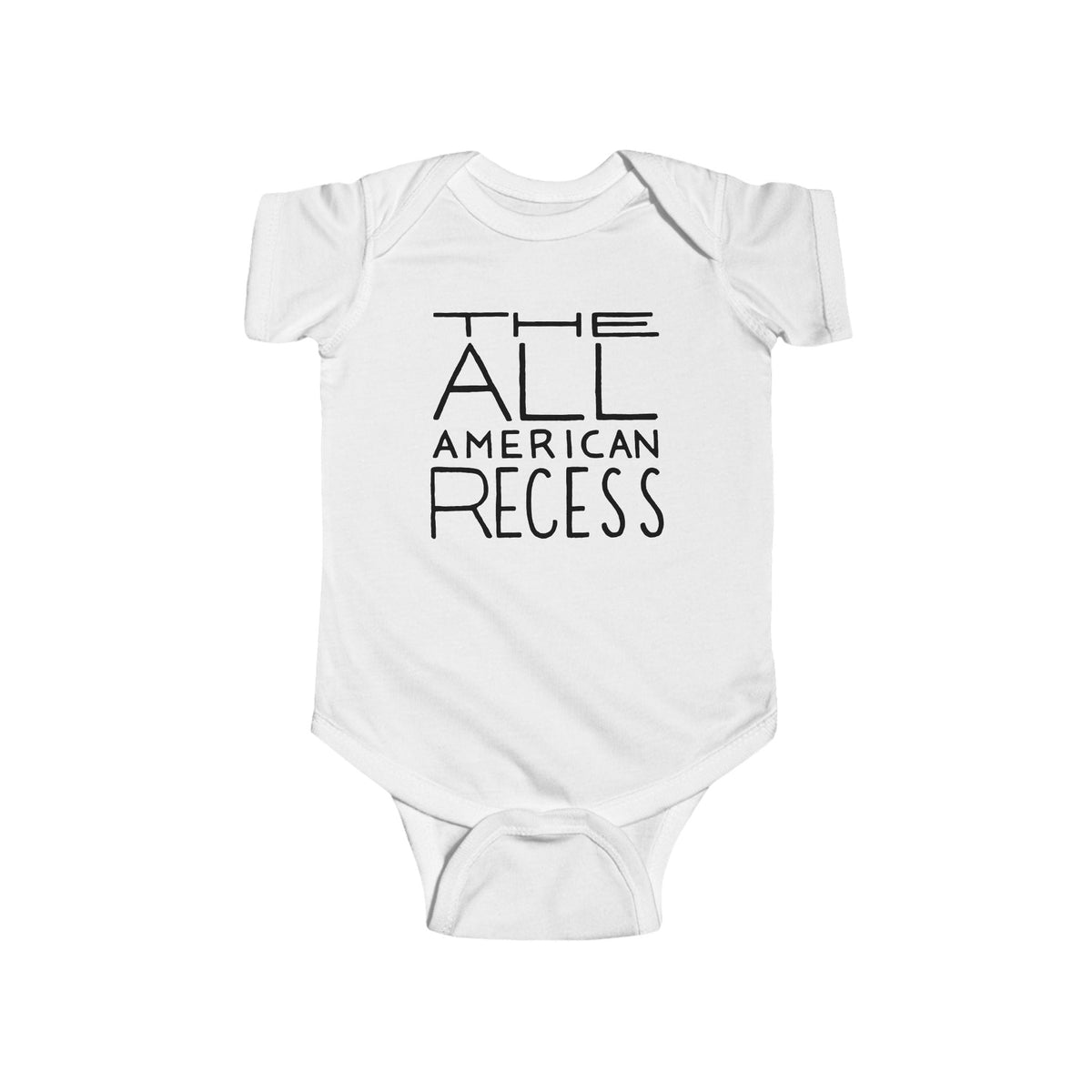 The All-American Recess - Onesie CA White / NB (0-3M)