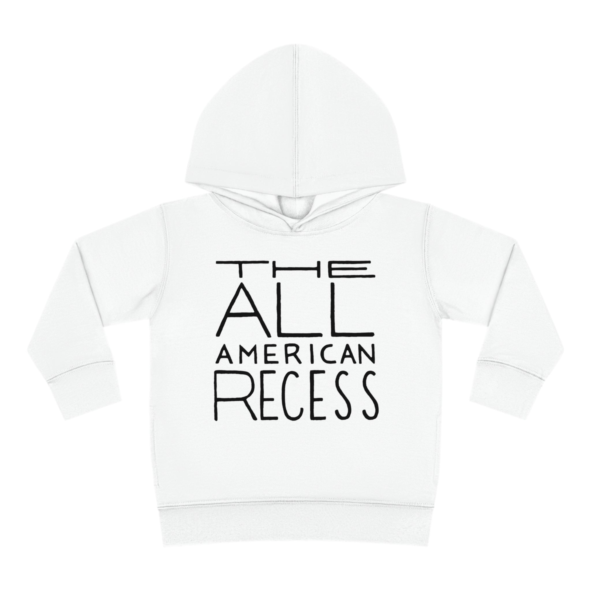 The All-American Recess Toddler Hoodie White / 2T