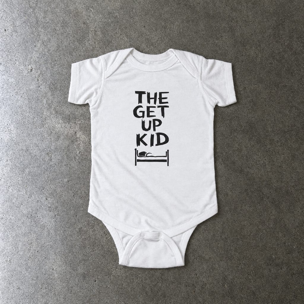 The Get Up Kid - Onesie White / NB (0-3M)