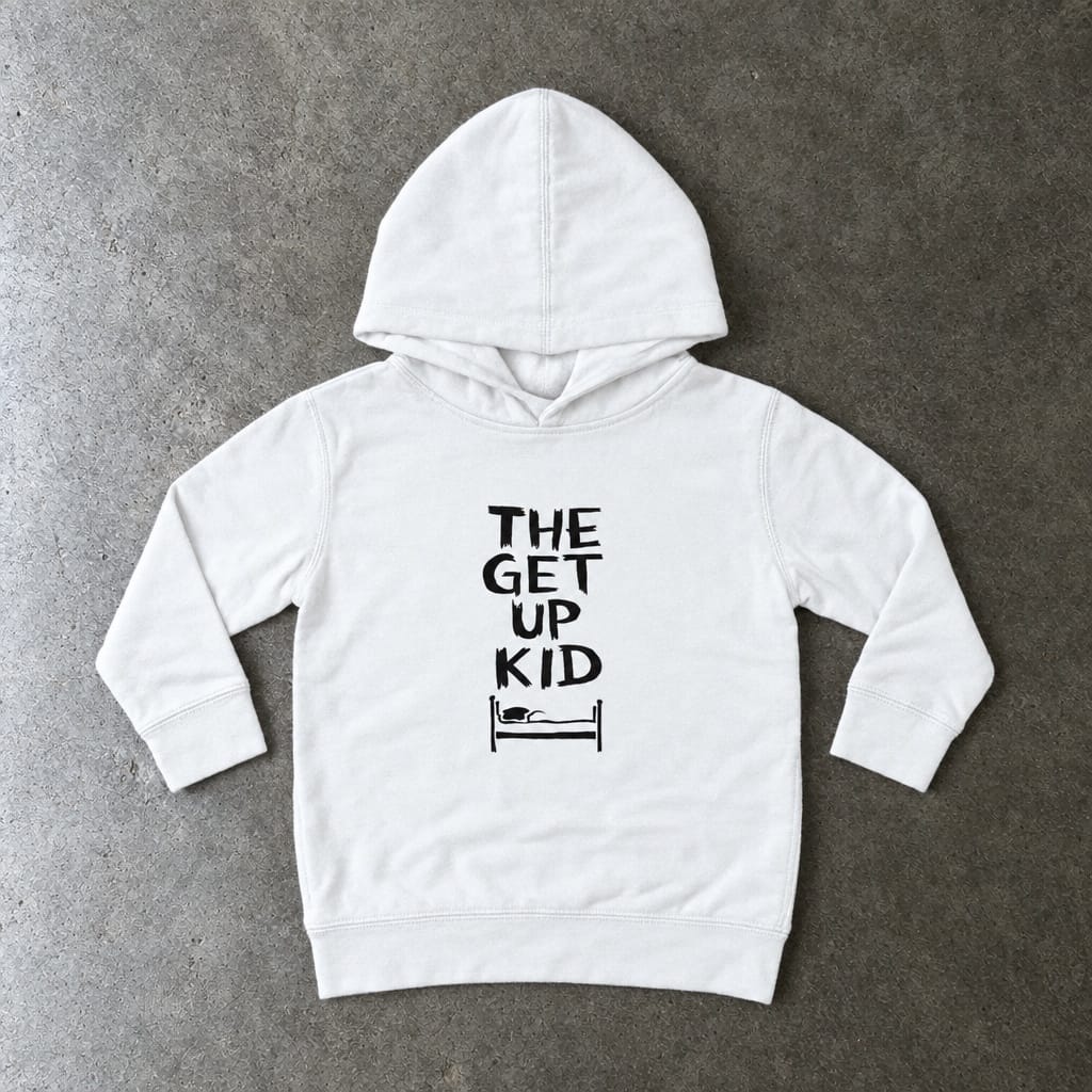 The Get Up Kid Toddler Hoodie White / 2T