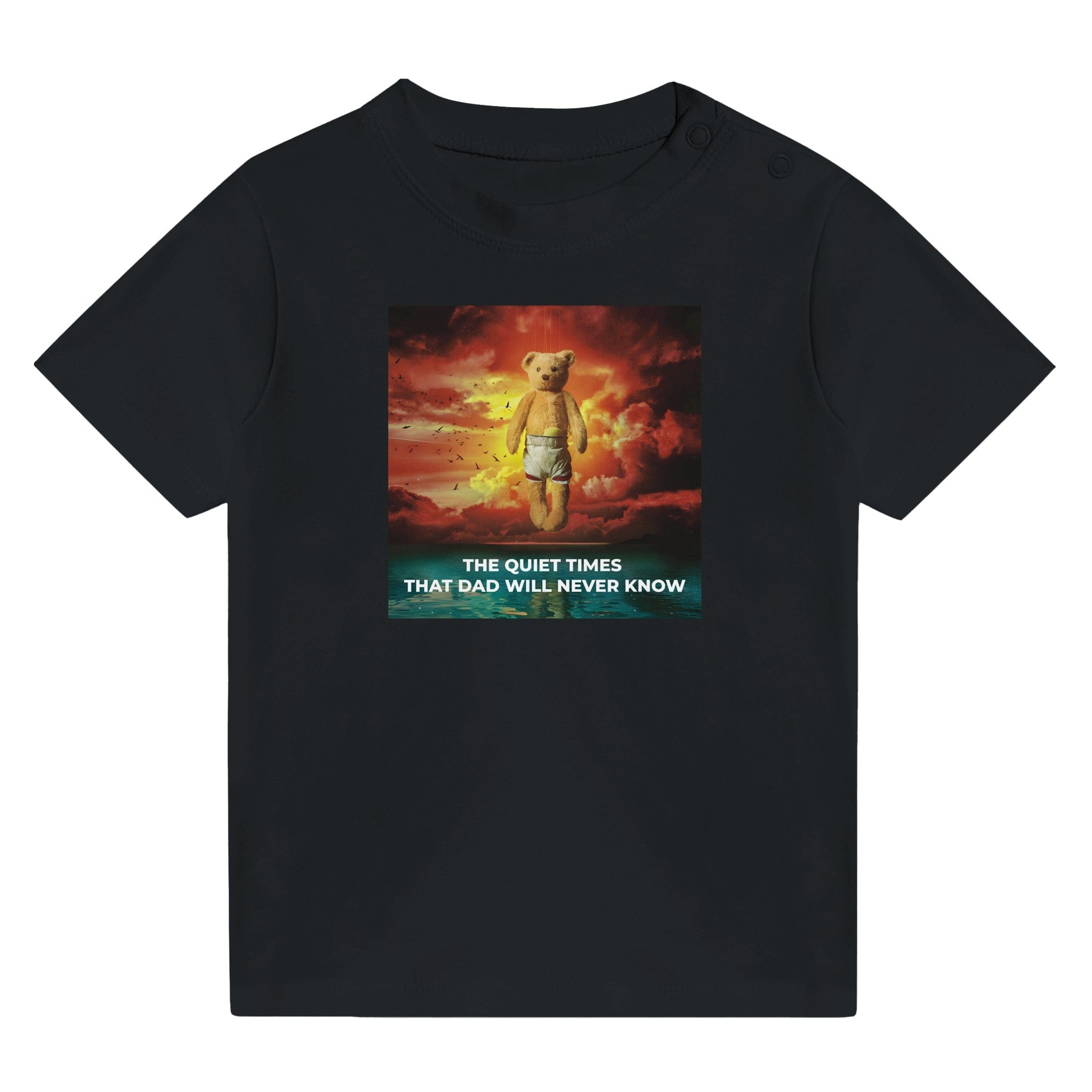 The Quiet Times That Dad Will Never Know - Infant Tee Black / 6M