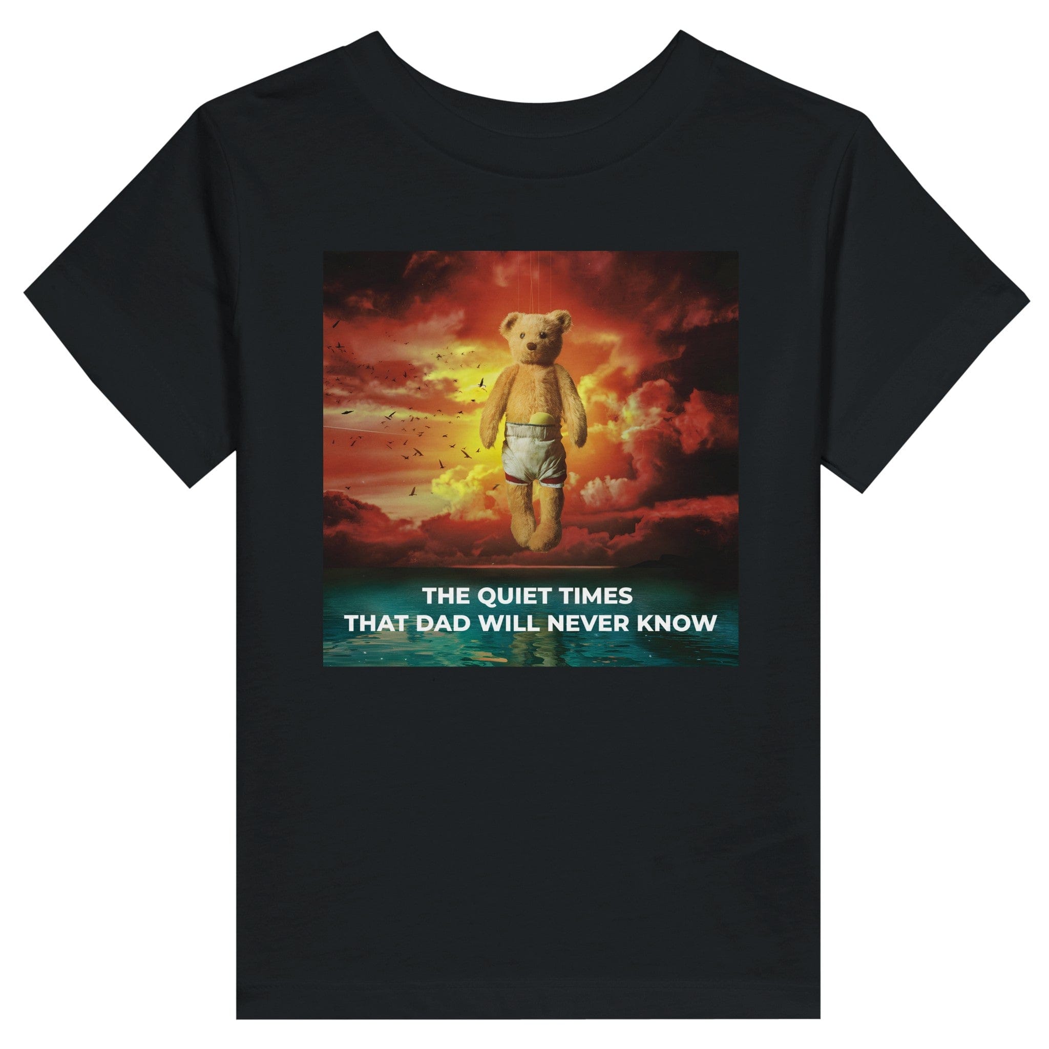 The Quiet Times That Dad Will Never Know - Toddler Tee Black / 2T