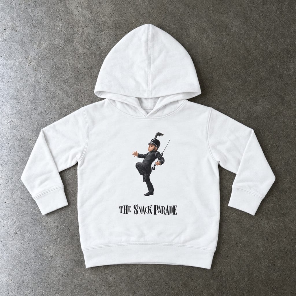 The Snack Parade Toddler Hoodie White / 2T