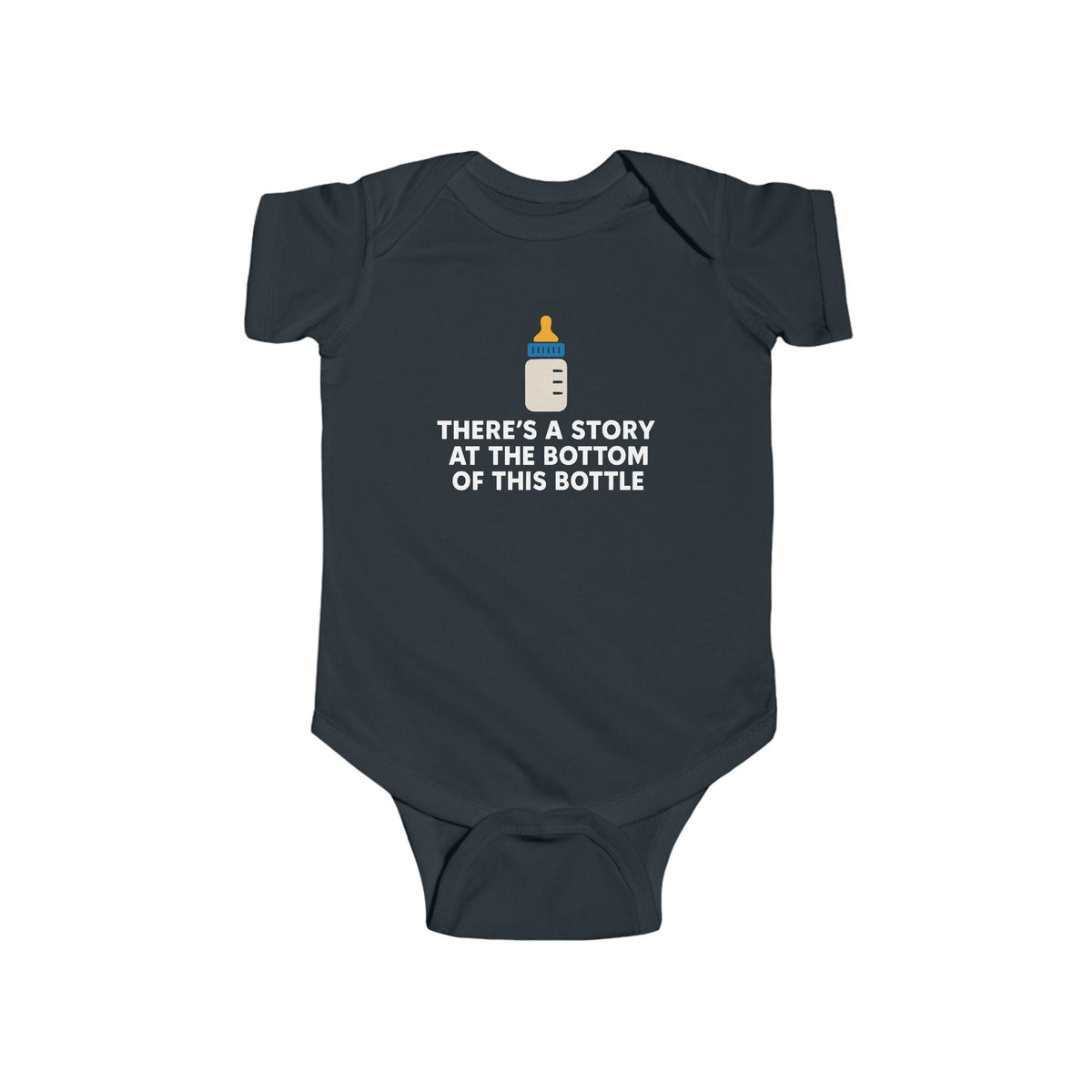 There’s a Story at the Bottom of This Bottle - Onesie CA Black / NB (0-3M)