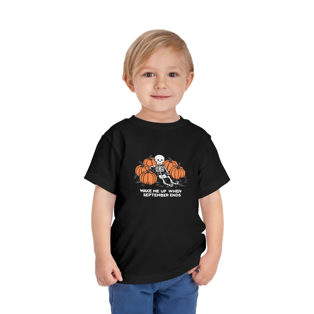 Wake Me Up When September Ends Toddler Tee