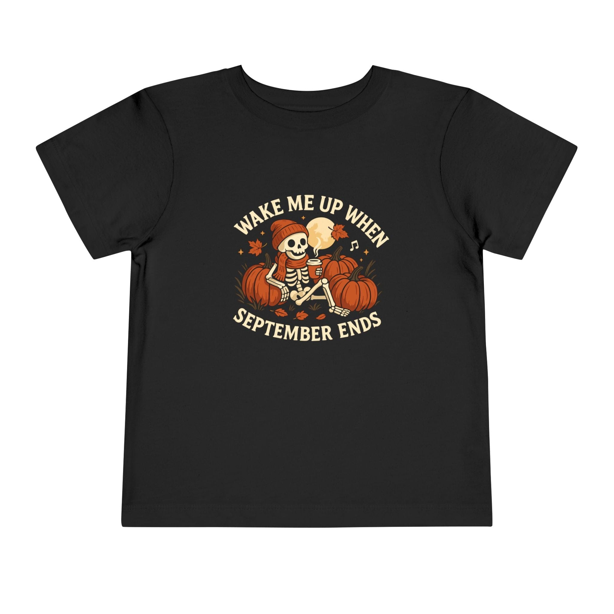 Wake Me Up When September Ends Toddler Tee Black / 2T