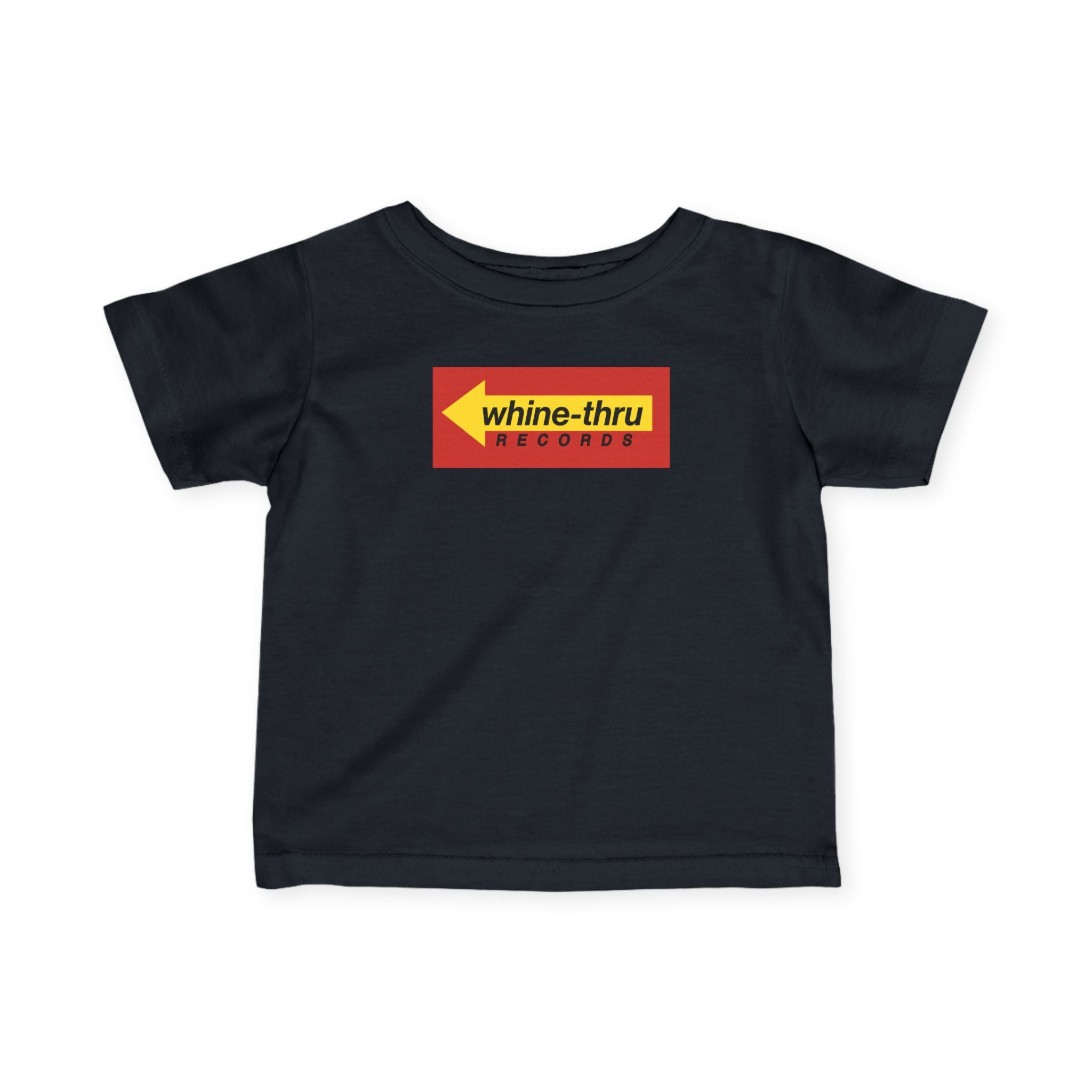 Whine-Thru Records - Infant Tee Black / 6M