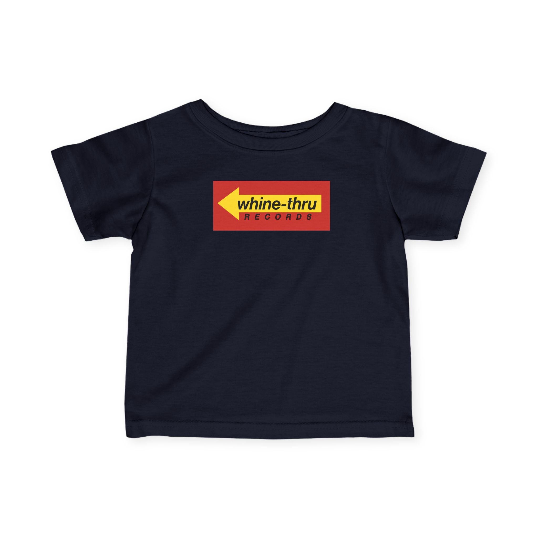 Whine-Thru Records - Infant Tee Navy / 6M