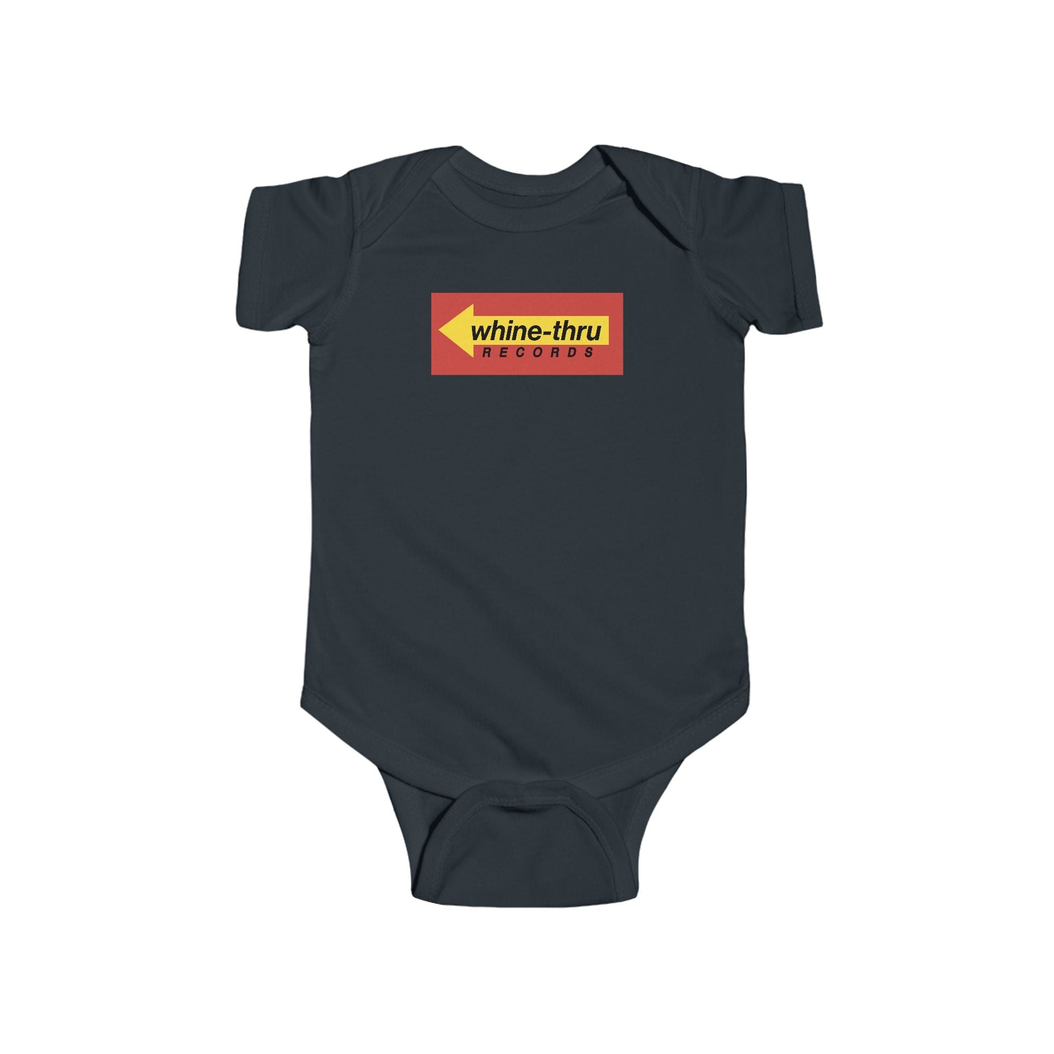 Whine-Thru Records - Onesie Black / NB (0-3M)