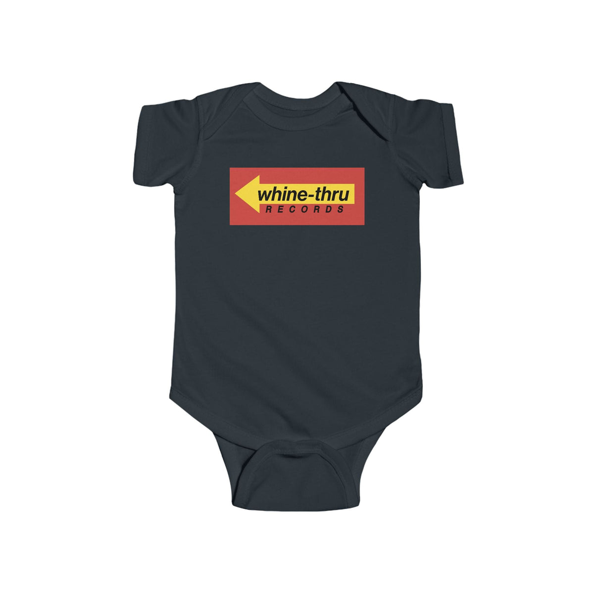 Whine-Thru Records - Onesie CA Black / NB (0-3M)