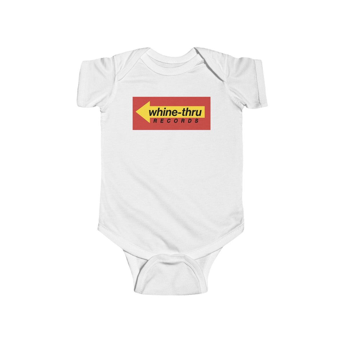 Whine-Thru Records - Onesie CA White / NB (0-3M)