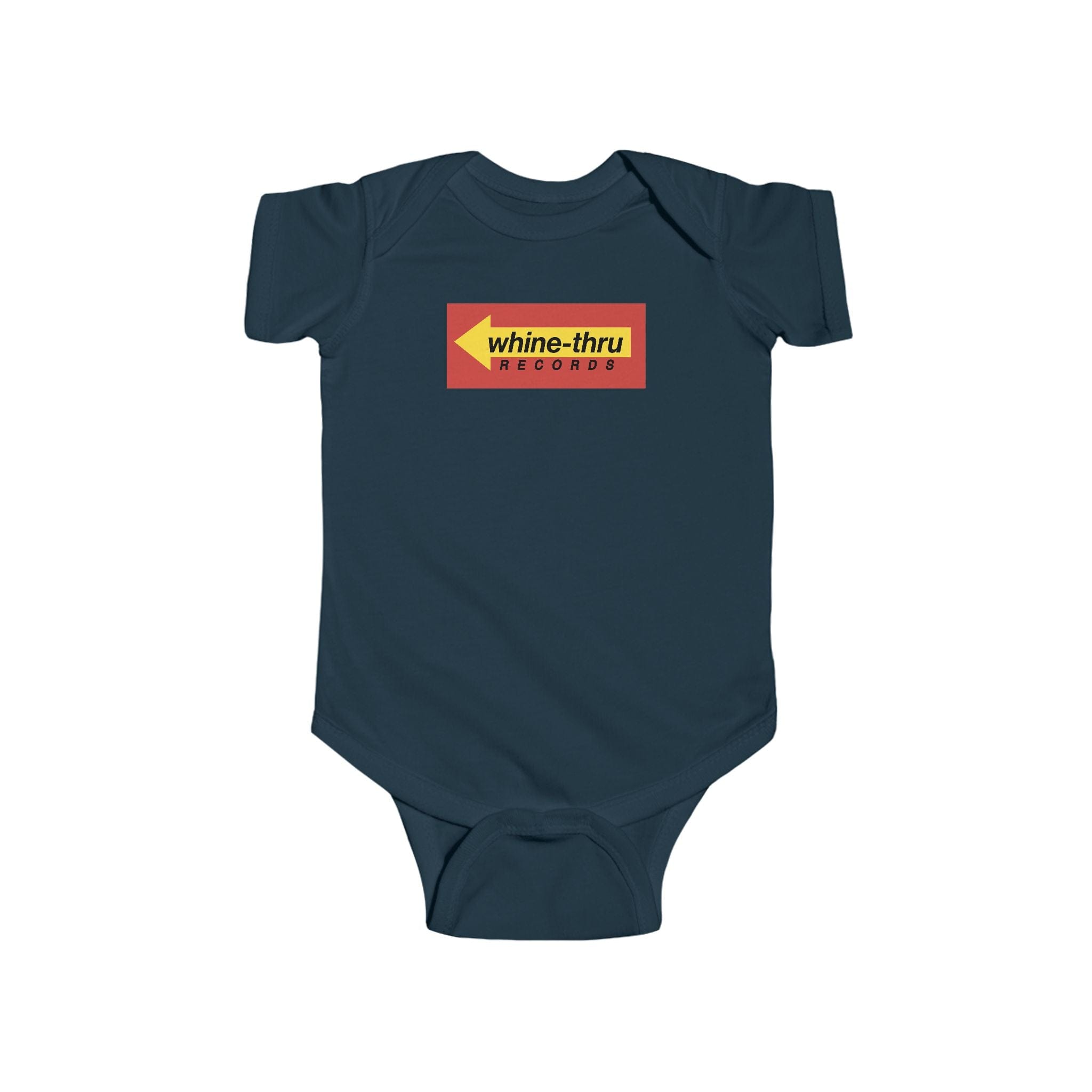 Whine-Thru Records - Onesie Navy / NB (0-3M)