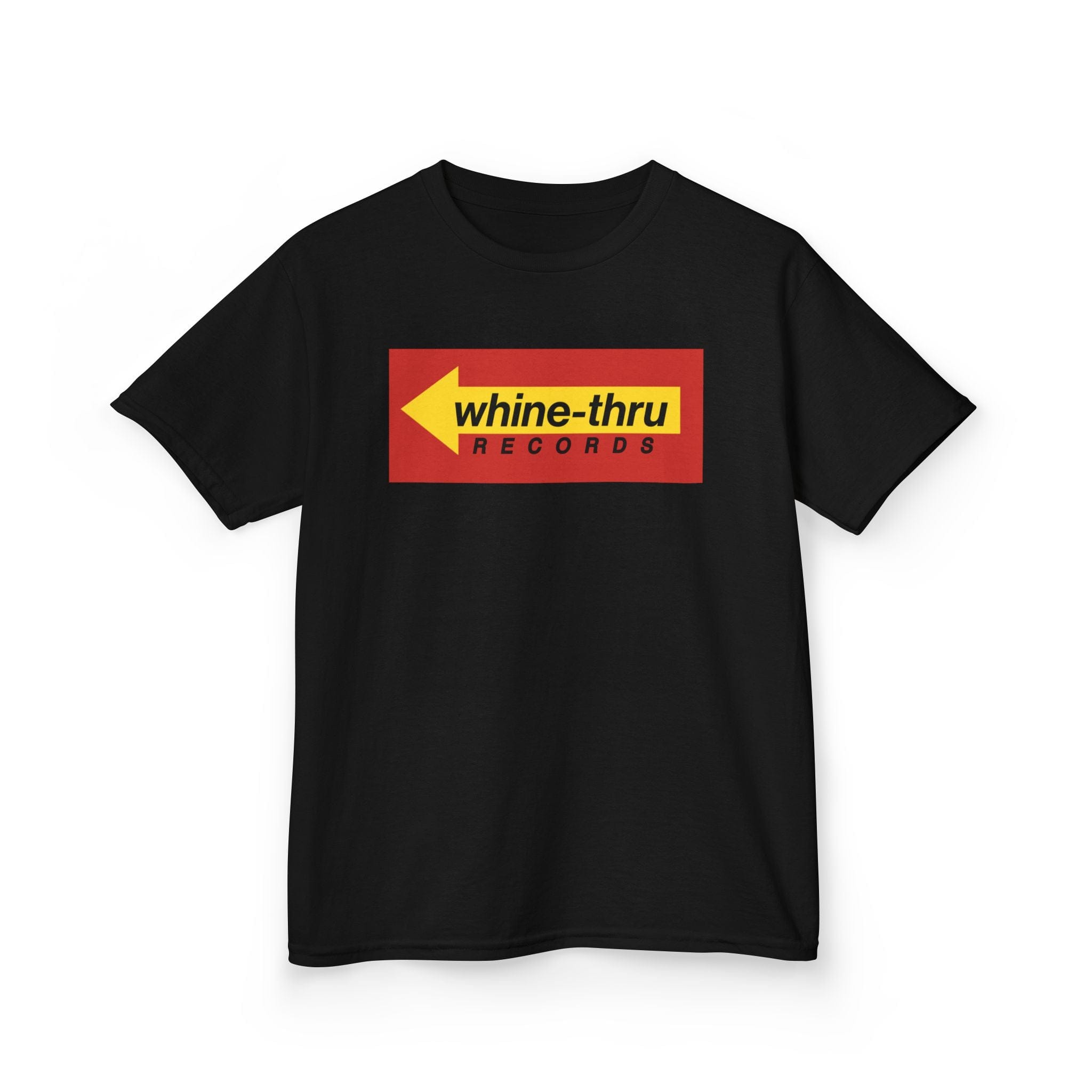 Whine-Thru Records - Youth Tee Black / XS