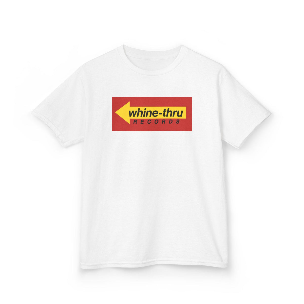 Whine-Thru Records - Youth Tee CA XS / White