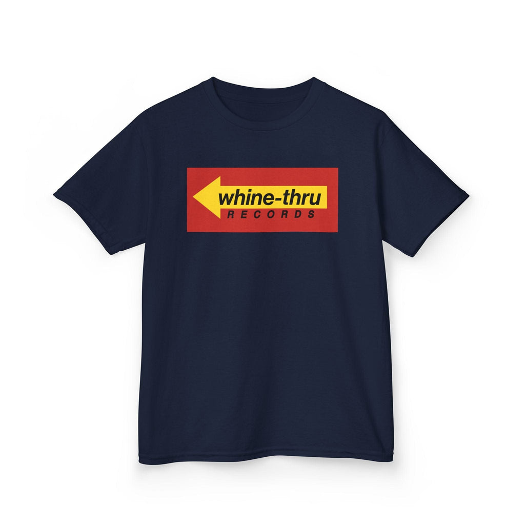 Whine-Thru Records - Youth Tee Navy / XS
