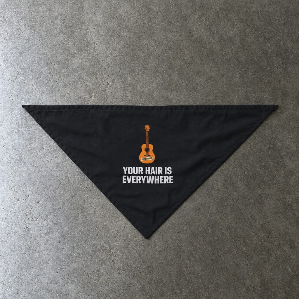 Your Hair Is Everywhere Pet Bandana 20" × 10"